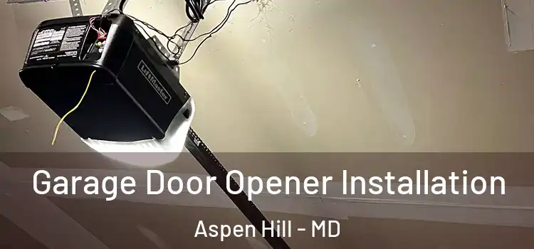  Garage Door Opener Installation Aspen Hill - MD
