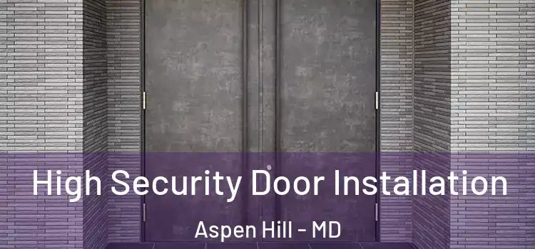High Security Door Installation Aspen Hill - MD